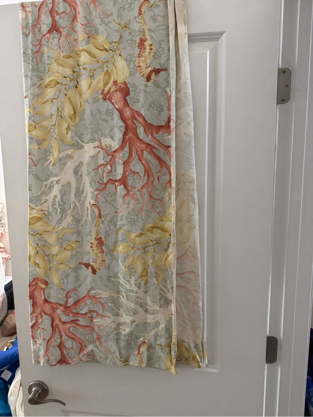 Pottery Barn shower curtain